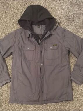Brahma Men’s Gray Work Jacket with Hood
